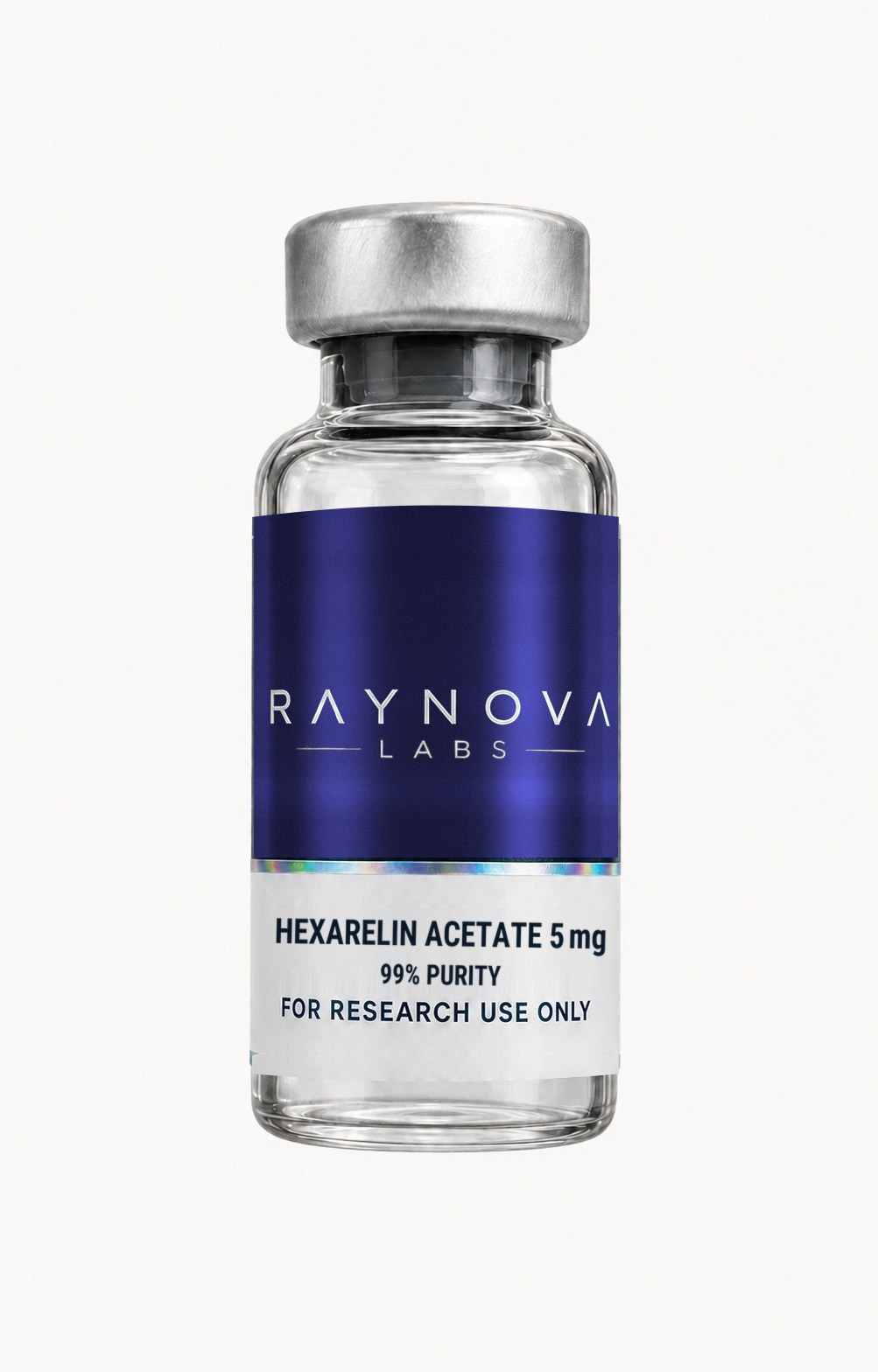 Raynova Labs research vial — Hexarelin Acetate (5mg)