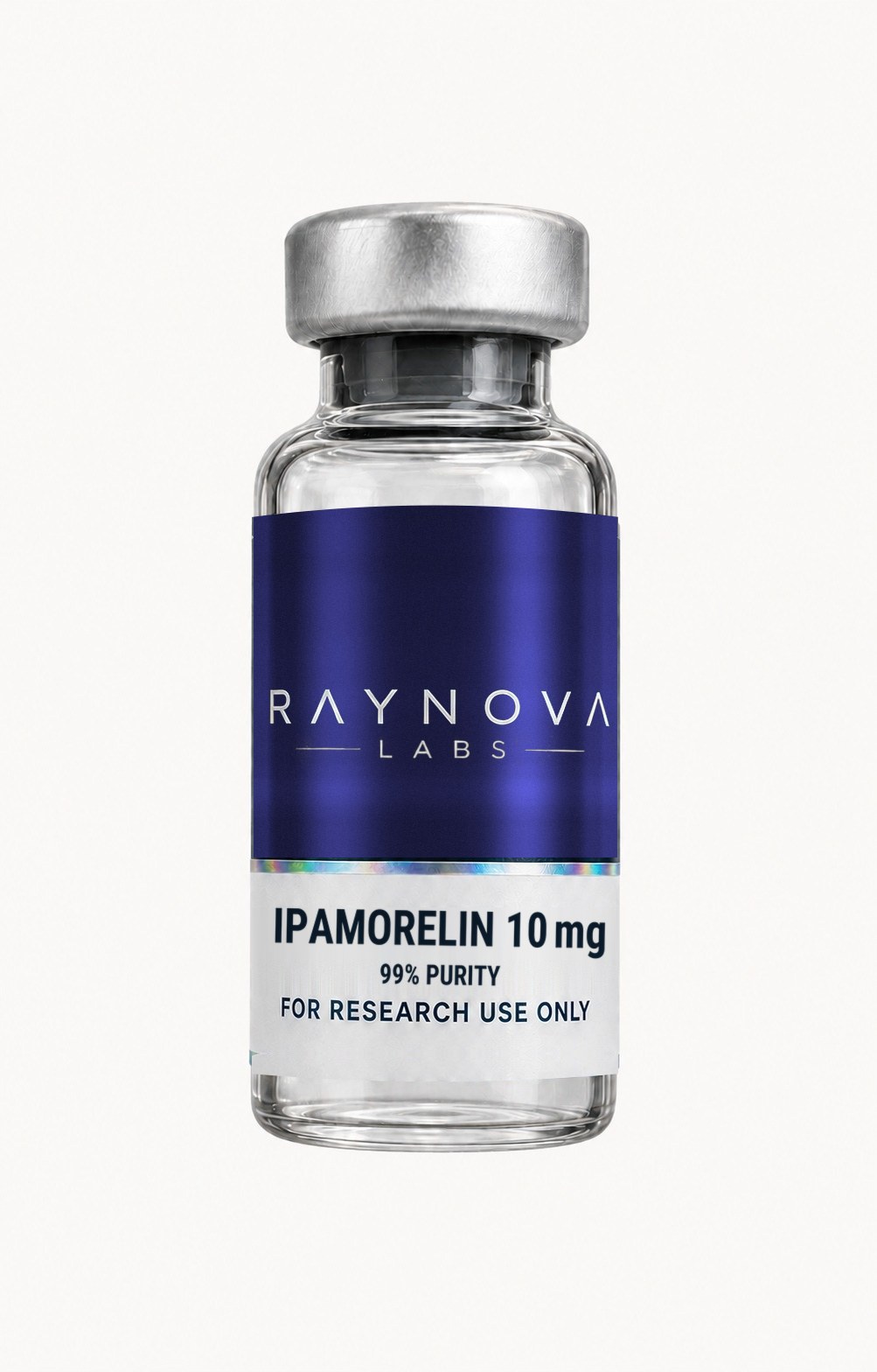 Raynova Labs research vial — Ipamorelin (10mg)